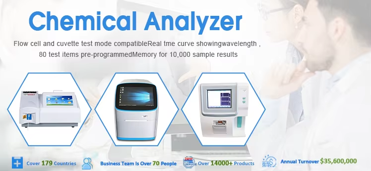 Medical Blood Test CBC Analyzer Fully Auto 5 Part Hematology Analyzer