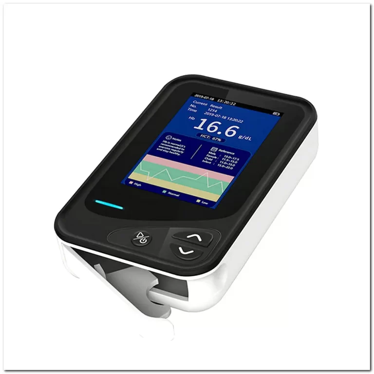 Color Screen Hemoglobin Analyzer Meter Machine: Revolutionizing Healthcare with MONKON 6 hemoglobin analyzer meter machine 1